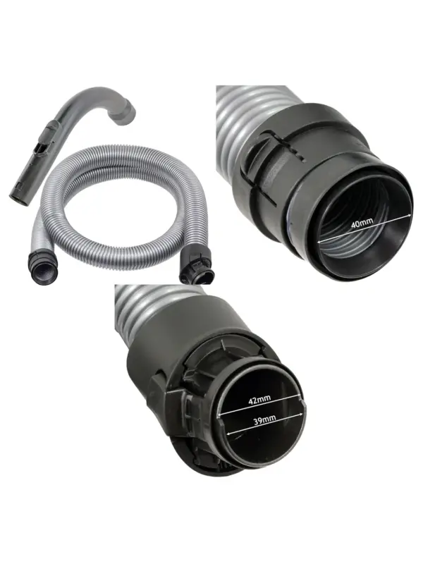 Miele C3 Powerline/EcoLine Pet Vacuum Suction Hose – Curved Handle 1.8m