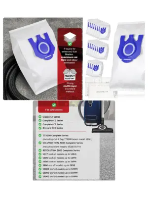 Miele Dishwasher 3D Cleaning Bags – Fits GN S2111, S5211 & CX1