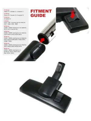 Miele Floor Brush Attachment for S2000, S2, S8000 & S8 Vacuums