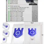 Miele GN S2111 S5211 S5261 Dishwasher 3D Filter Bags