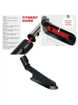 Miele Multi-Angle Swivel Soft Brush for S4812 & S4210‑S4212