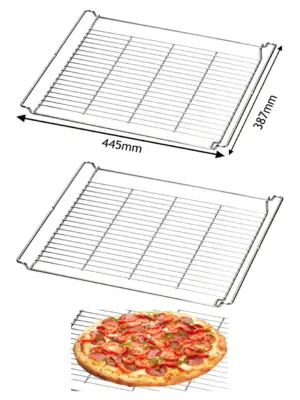 Miele Oven Baking & Roasting Rack – HBBR71 Heavy‑Duty Shelf