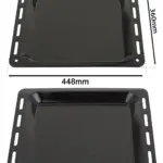 Miele Oven Baking Tray Enamel Pan 448 x 360 mm, 25 mm Deep