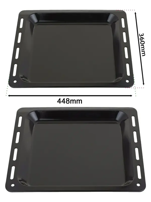 Miele Oven Baking Tray Enamel Pan 448 x 360 mm, 25 mm Deep