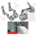 Miele Refrigerator Door Hinge Pair 5x41.5mm – Fits Models 3306/3702/3307/3703