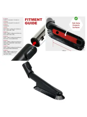 Miele Swivel Soft Brush for S8330/S8340/S8320 Vacuums – Pet Hair Tool