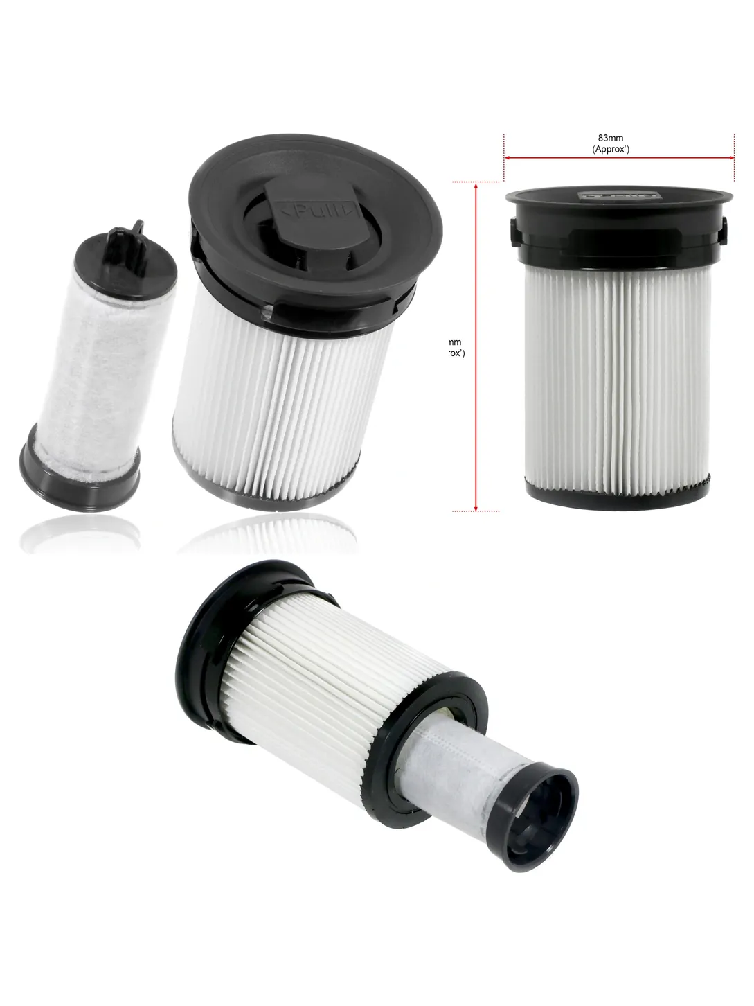 Miele Triflex Vacuum Replacement Filter 11385020 HX1 FSX FSF