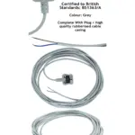 Miele Vacuum Cleaner Power Cable 8m Grey Replacement