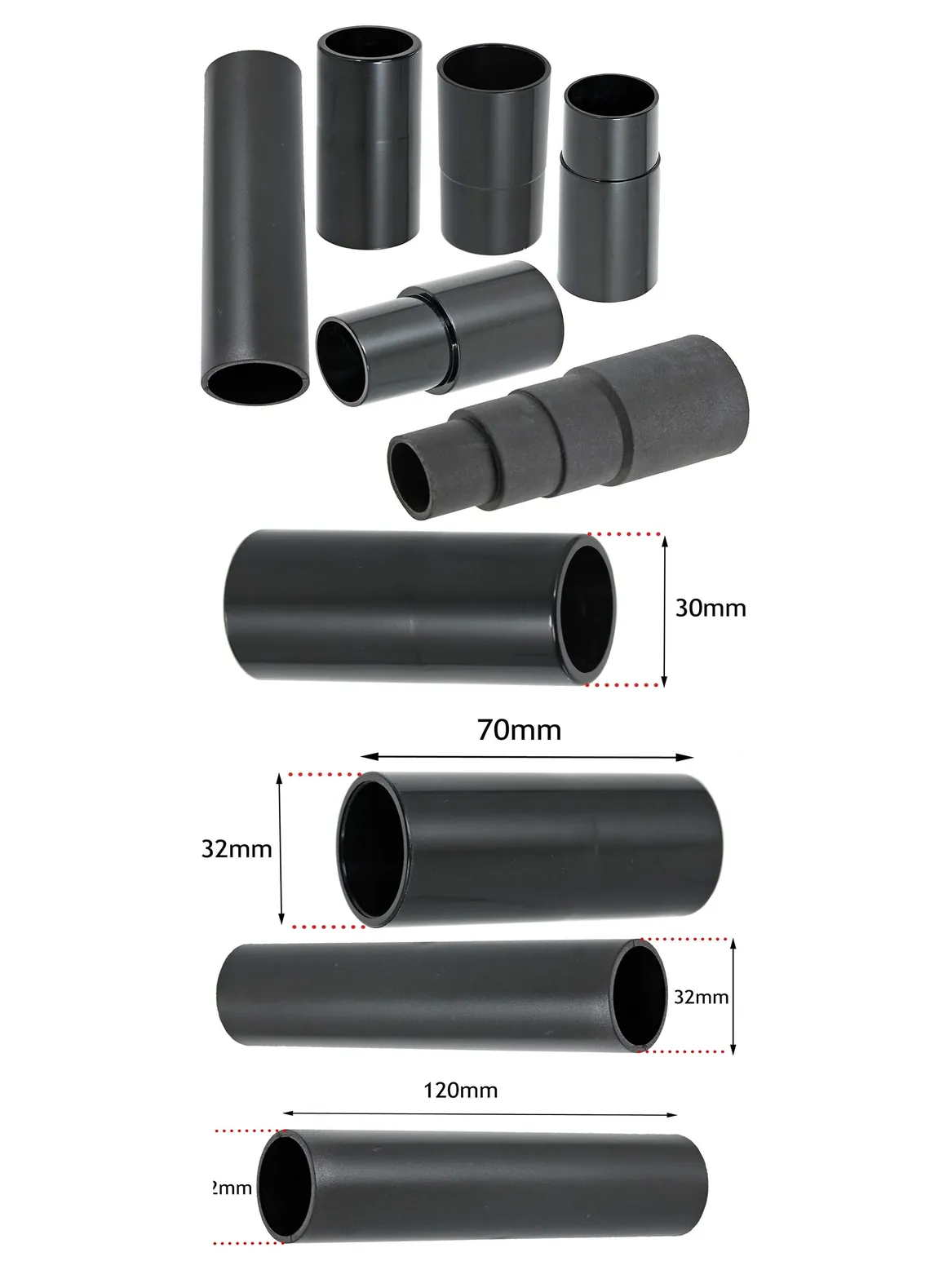 Miele Vacuum Dust Adapters for Sander & Planer – 6 Pack