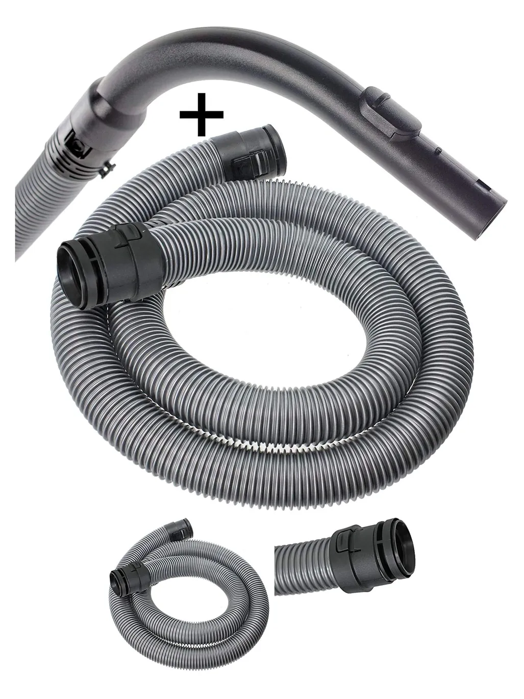 Miele Vacuum Hose & Wand – 2 m Silver Pipe for S2110/S2111/S2180/S2181