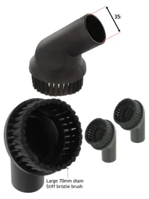 Miele Vacuum Round Dusting Brush – 35mm, 2‑Pack