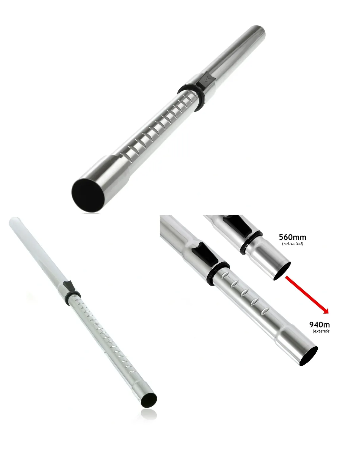 Miele Vacuum Telescopic Extension Tube 35mm Flexible Cleaning Rod