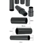 Milwaukee Dust Port Adapter – 6 x 32/35/38mm Hose for Sander & Saw