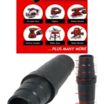 Milwaukee Dust Port Adapter for Vacuum Hose – Fits 32-38mm Sander & Saw