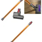 Mini Motorized Turbine Brush for Dyson V10/V11 + Orange Wand Tube