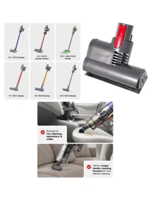 Mini Turbine Brush for Dyson V11 SV14 Cordless Vacuum - Motorized Tool