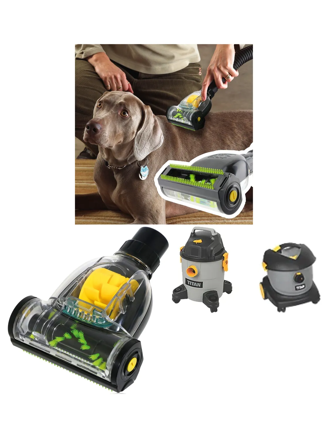 Mini Turbo Brush for Titan 16L Vacuums (TTB774VAC/TTB671VAC) 35mm