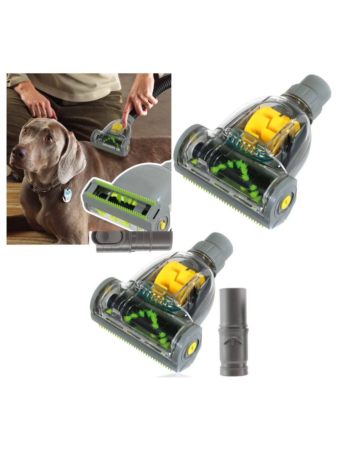 Mini Turbo Turbine Brush for Dyson DC17, DC45 and DC47 Vacuums