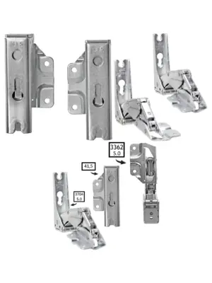 Moffat MUF510/MUL514 Integrated Door Hinge Pair – Left & Right
