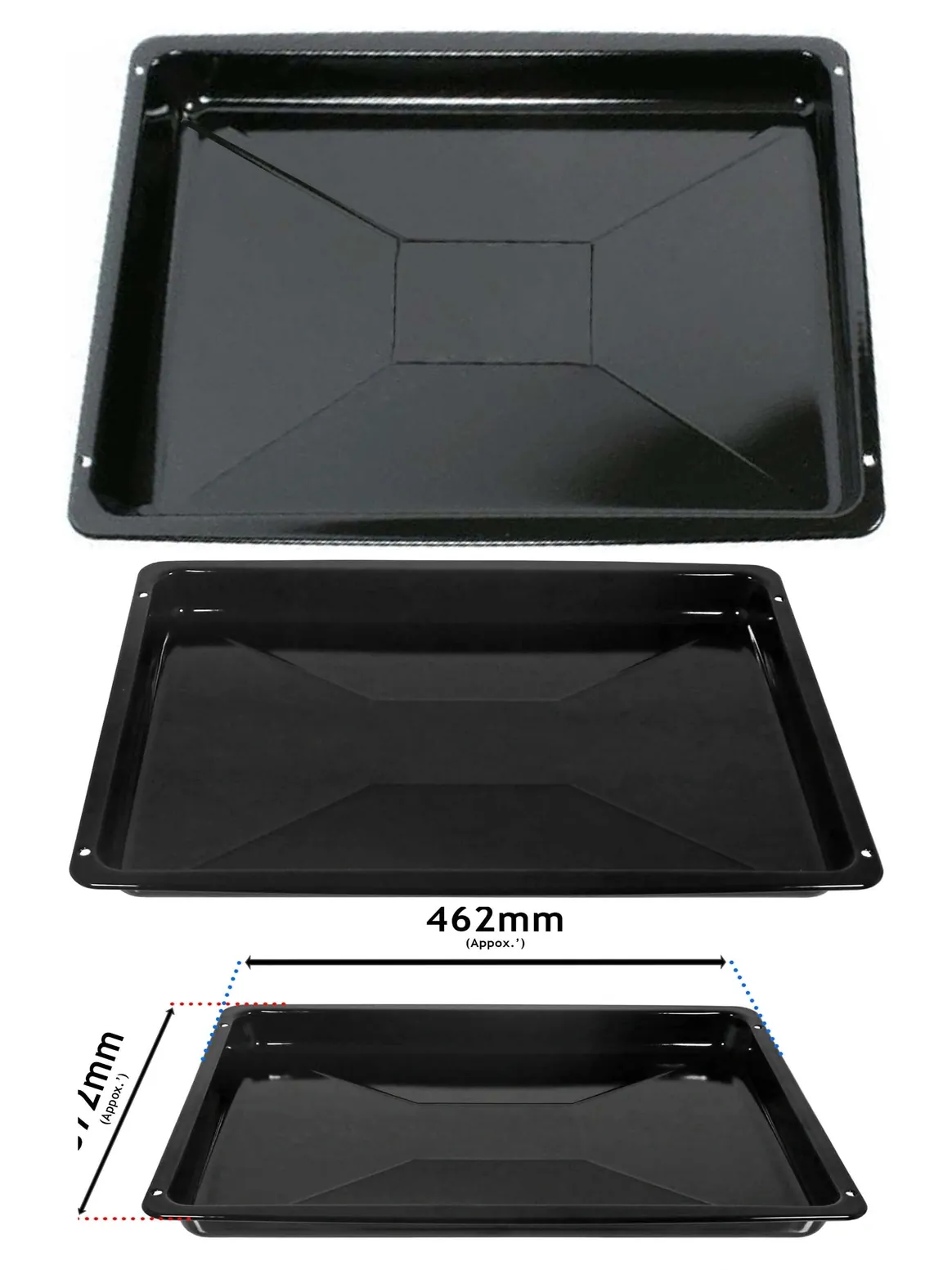 Montpellier 462x372mm Oven Drip Pan – Baking & Roasting Tray MDO70X