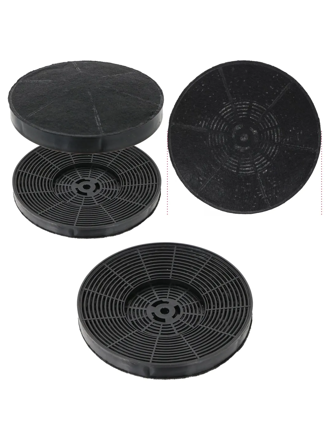 Montpellier Cooker Hood Carbon Charcoal Filter Set CHAR-04 2 Pack