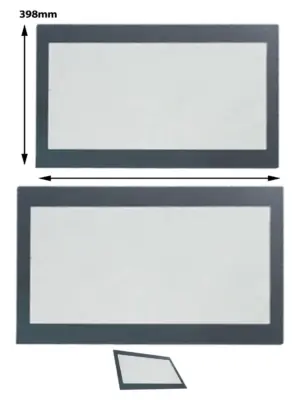 Montpellier Oven Door Glass Panel 520x398mm for MDO90K/MDO90X