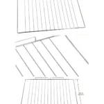 Montpellier Oven Wire Shelf 464×360 mm – Fits MDO70X, MDO90K & MDO90X