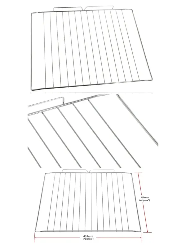 Montpellier Oven Wire Shelf 464×360 mm – Fits MDO70X, MDO90K & MDO90X