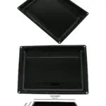 Montpellier Small Enamel Oven Grill Pan with Drip Tray – 355×280 mm