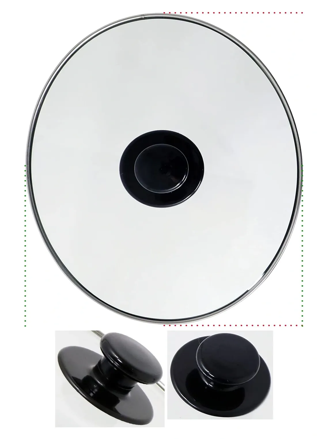 Morphy Richards 3.5L Slow Cooker Replacement Oval Glass Lid with Knob