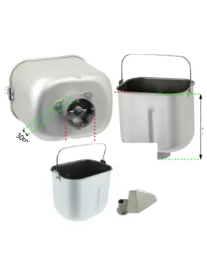 Morphy Richards Breadmaker Baking Pan & Kneading Blade