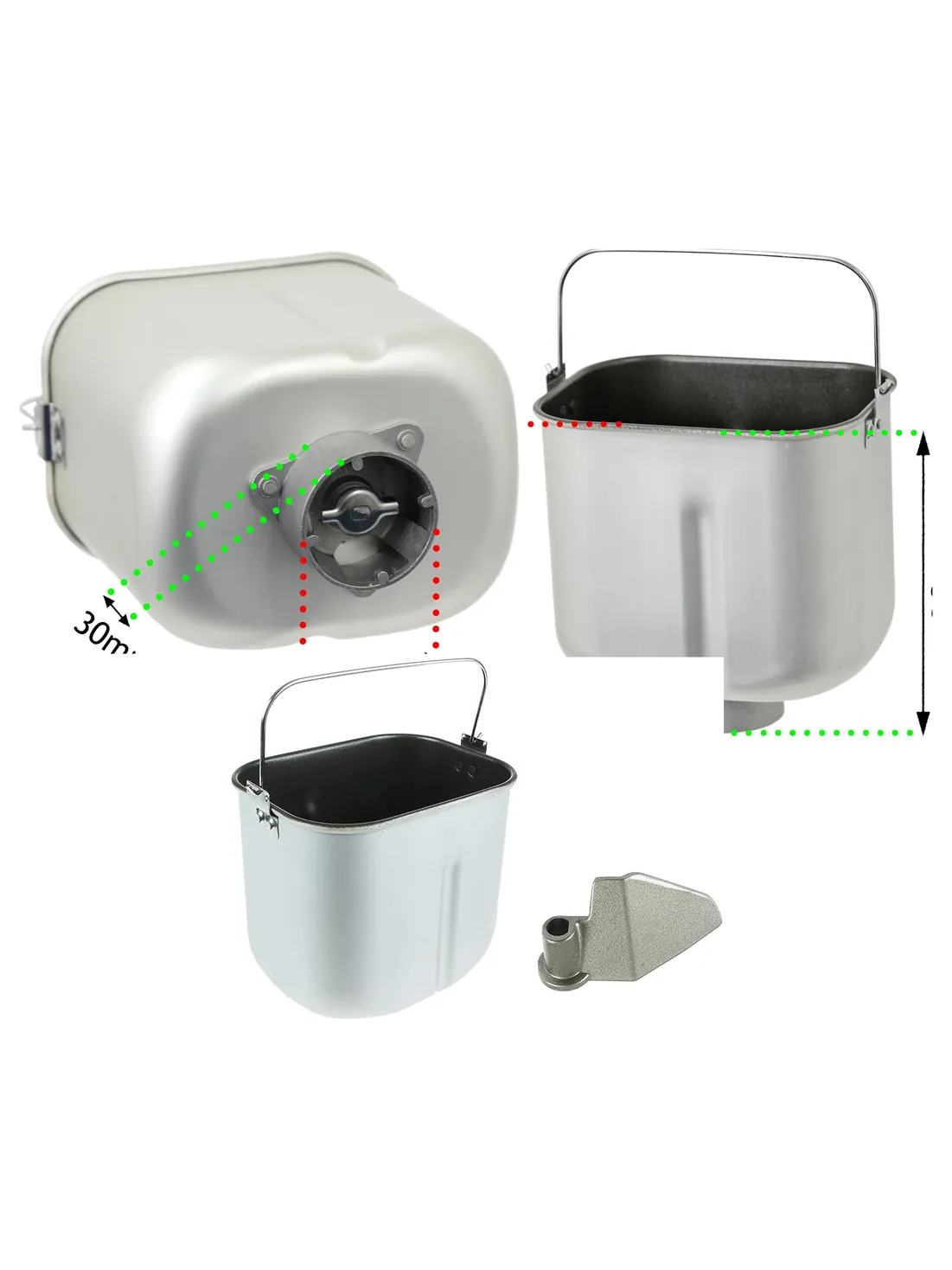 Morphy Richards Breadmaker Baking Pan & Kneading Blade