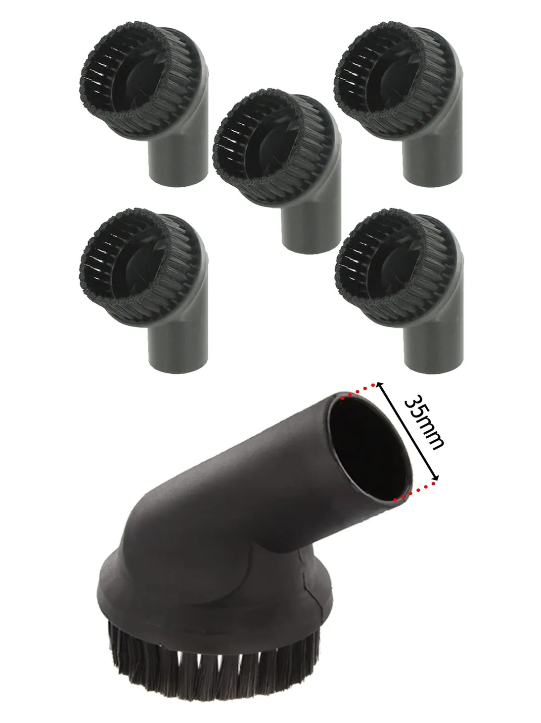 Morphy Richards Vacuum Dusting Brush - 35mm Round, 5 Pack