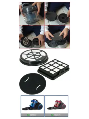 Morphy Richards Vacuum Foam HEPA Filter Kit – Fits 980563 & 980571