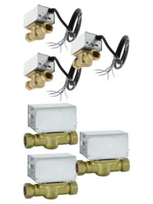 Motorised 2-Port Zone Valve for Honeywell V4043 Boiler 22mm 3-Pack
