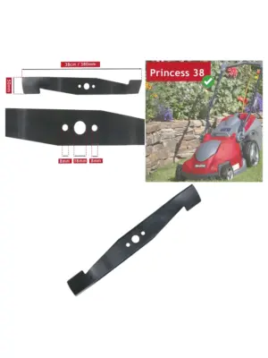 Mountfield 38cm Winged Replacement Blade for Princess Electric Mower