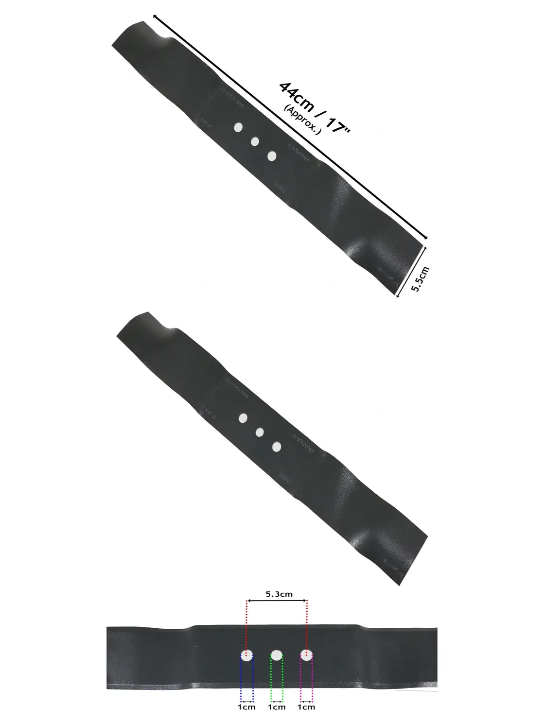 Mountfield 44cm Rotary Mower Blade – Fits SP470, SP480, HP470, ES464