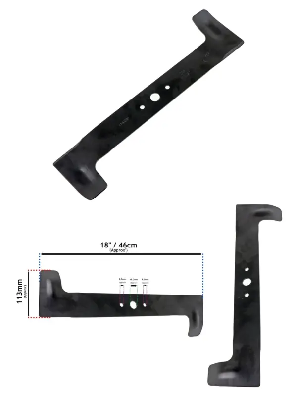 Mountfield 46cm Lawn Mower Blade – Fits 46PD/46RHP/461HP/461PD