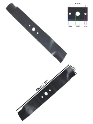 Mountfield 46cm Lawn Mower Blade – Genuine Metal Cutter for Castel