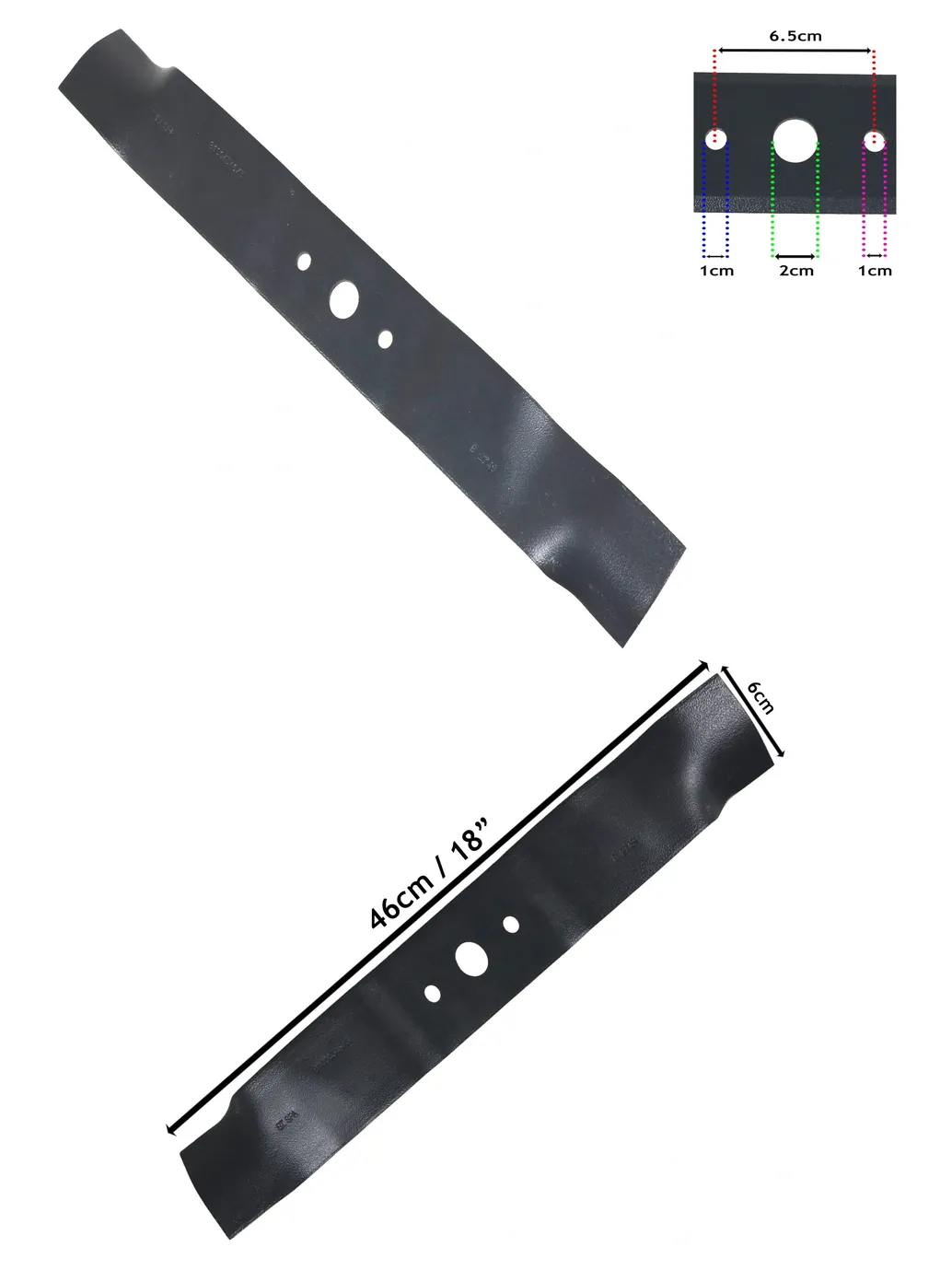 Mountfield 46cm Lawn Mower Blade – Genuine Metal Cutter for Castel
