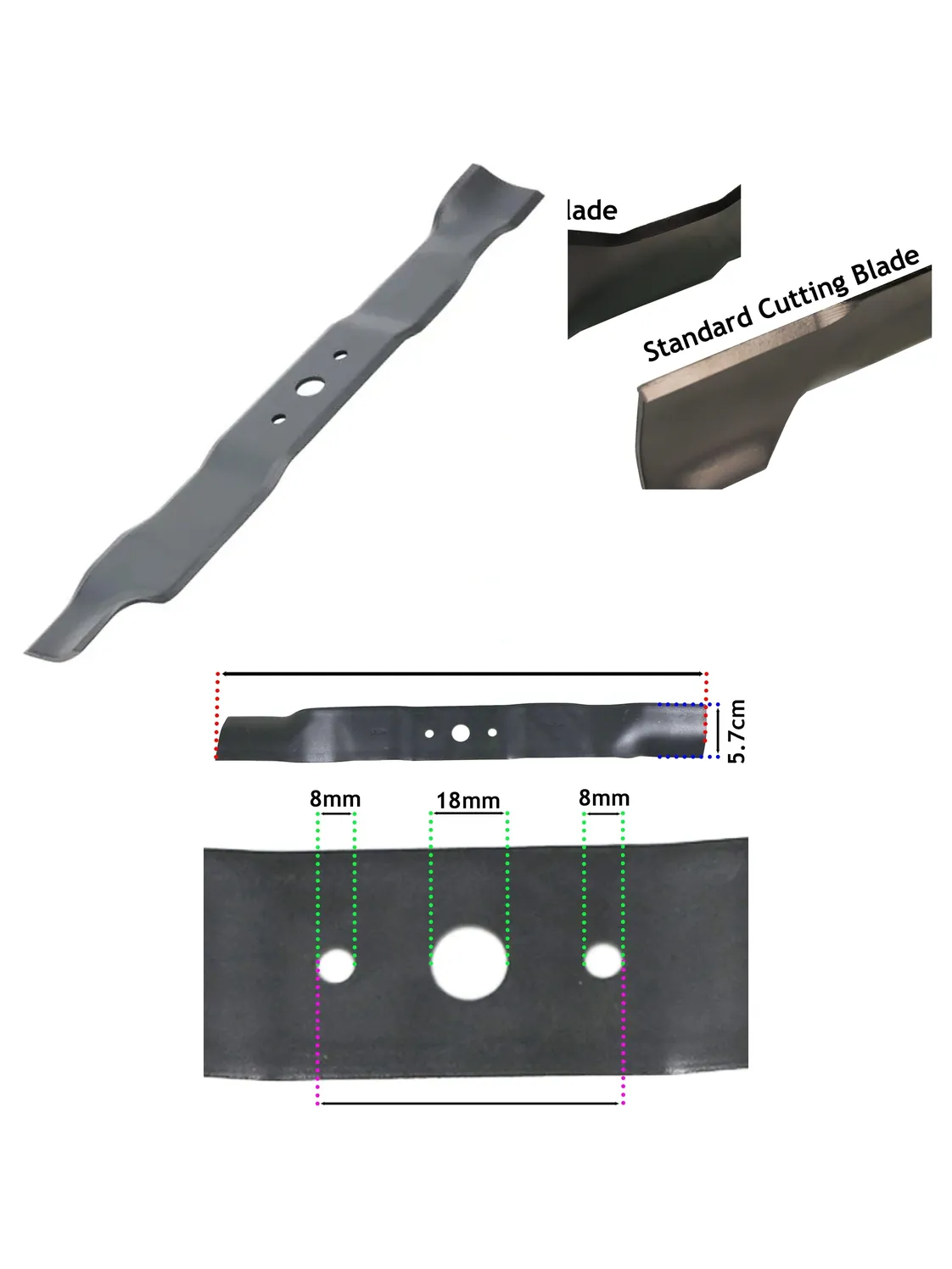 Mountfield 51cm Universal Lawn Mower Replacement Blade – SP533