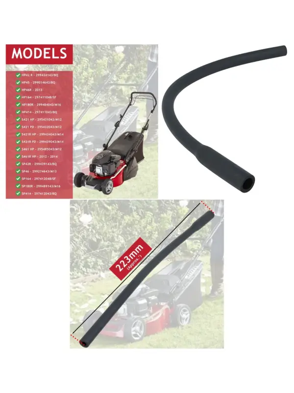 Mountfield Fuel Line Compatible with RS100, RSC100, HP414 & More