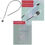 Mountfield Laser/Mascot Clutch Cable 42-46cm for M5971 Lawn Mower