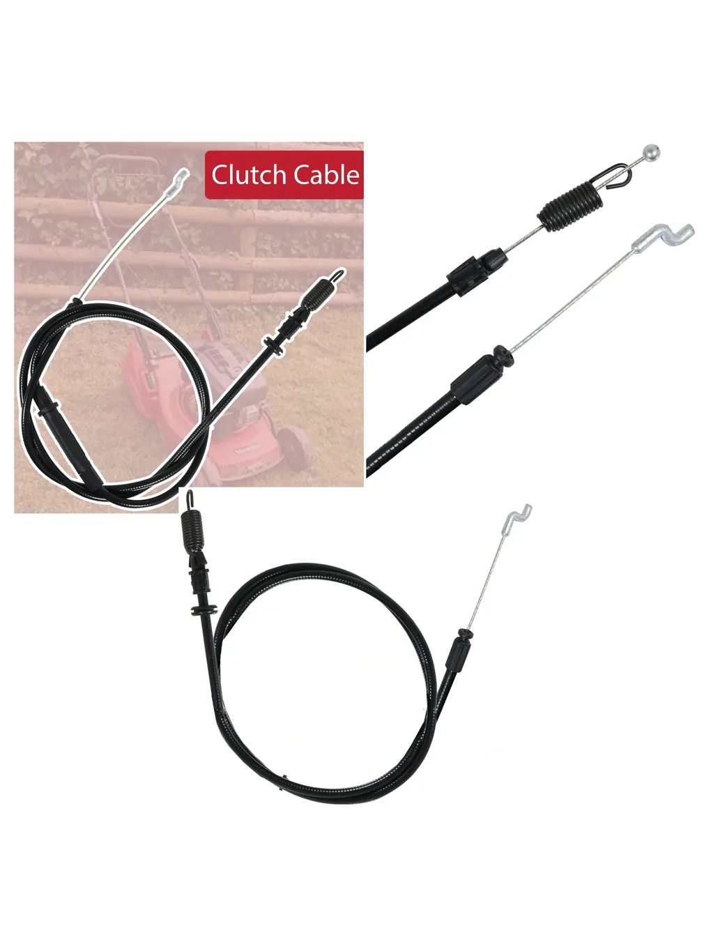 Mountfield Lawn Mower Drive Clutch Cable: HW511, S420, S461, S510