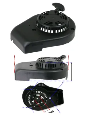 Mountfield Lawn Mower Recoil Starter 140-160cc OHV for RM45/RM55
