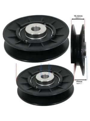 Mountfield Lawn Mower V-Idler Pulley Pack of 2