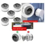 MSpa Hot Tub Filter Cartridge-5 for Exotic, Tuscany, Alpine & More