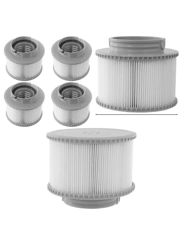 MSpa Spa Filter Cartridge 4-Pack Fits Exotic/Tuscany/Alpine/Nest & More
