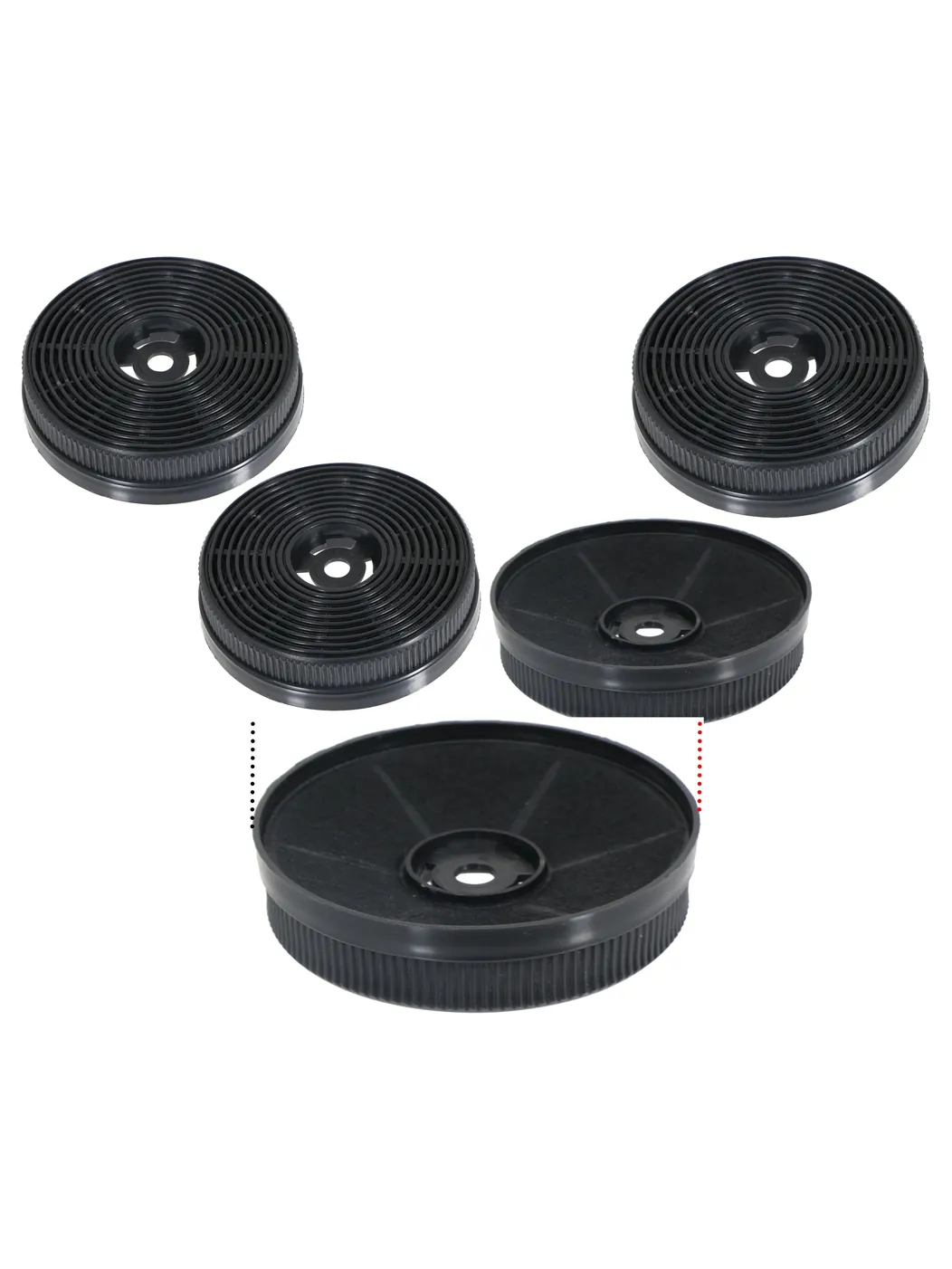MYAPPLIANCES TMFILT1 Carbon Range Hood Filter - Pack of 2