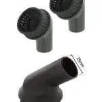 National Vacuum Cleaner Round Dust Brush – 35mm, 2‑Pack